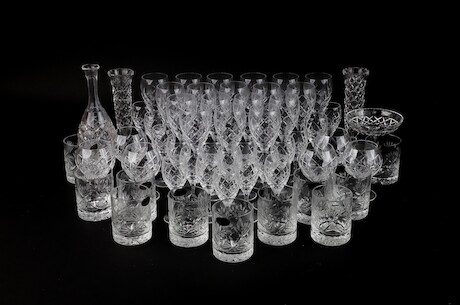 Glasservisdelar
