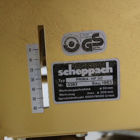 Vertikalfräs Scheppach HF-30