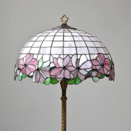 Golvlampa Tiffany-stil