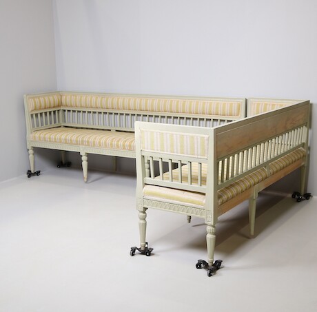 Hörnsoffa Gustaviansk