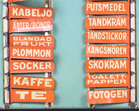 Inköpstavla