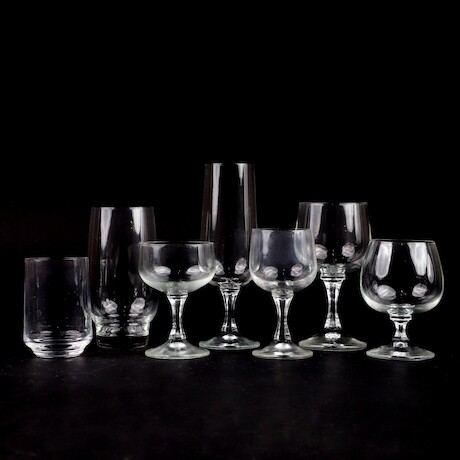 Glasservisdelar