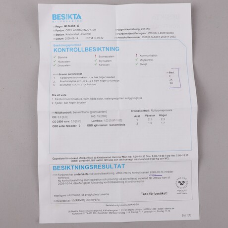 Opel Astra Enjoy
