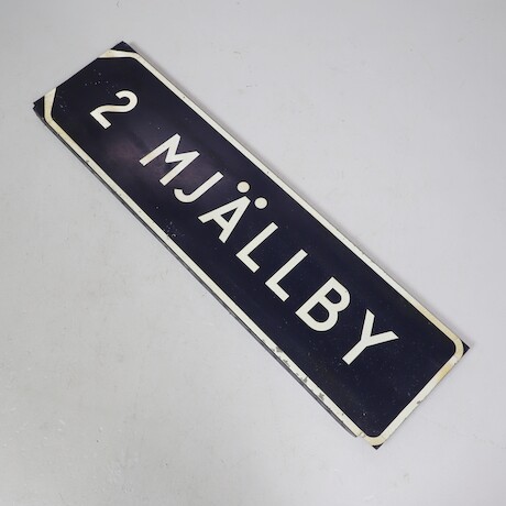 Trafikskylt Mjällby