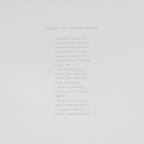 Faces By Hasselblad